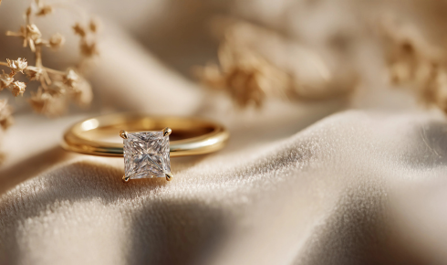 Lily Arkwright princess lab diamond rings